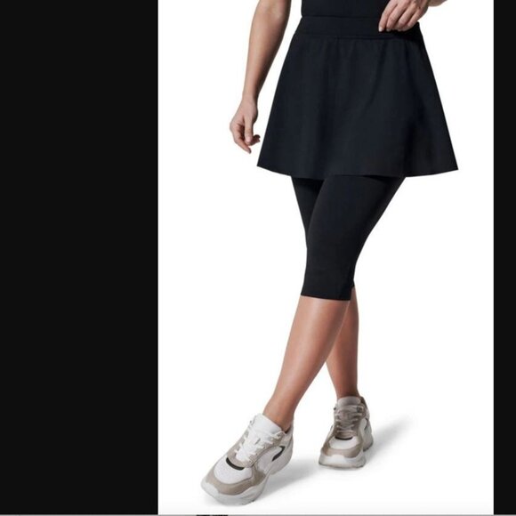 Spanx Booty Boost® Active Skirt 3X Plus Around Knee Leggings Tennis Pickleball - Picture 2 of 13